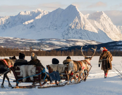 SAFARI IN SLITTA CON LE RENNE