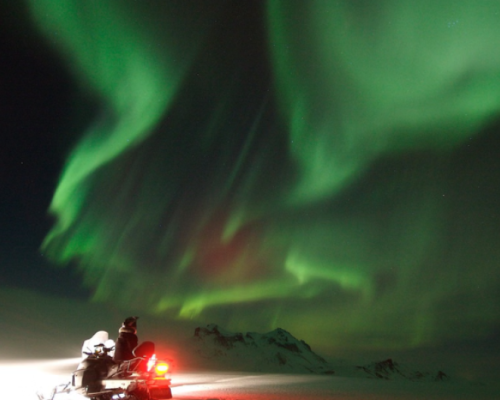 AURORA IN MOTOSLITTA