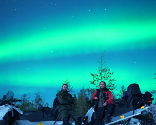 AURORA IN MOTOSLITTA