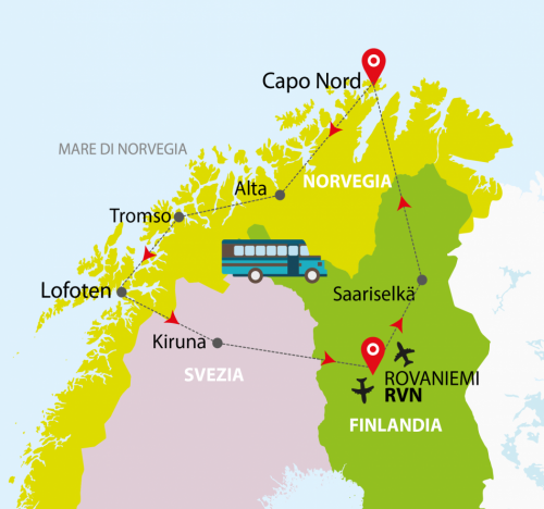 Cartina Into the wild Arctic (RVN/RVN)