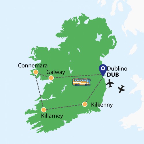 Cartina Magiche Terre d'Irlanda  (DUB/DUB)