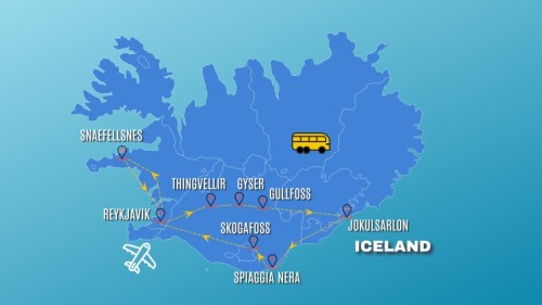 Cartina NO DRIVE - CIRCOLO D'ORO E COSTA SUD