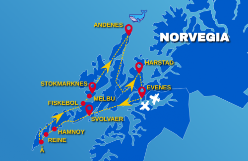 Cartina LOFOTEN E VESTERALEN - 2026