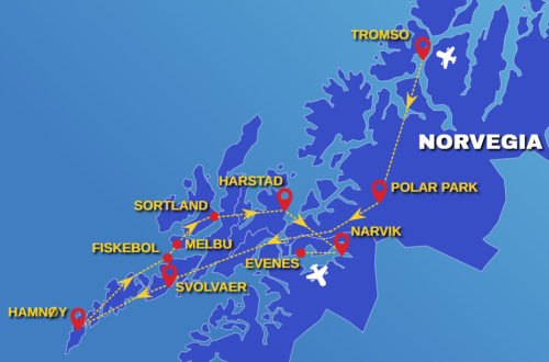 Cartina TROMSO E MAGICHE LOFOTEN