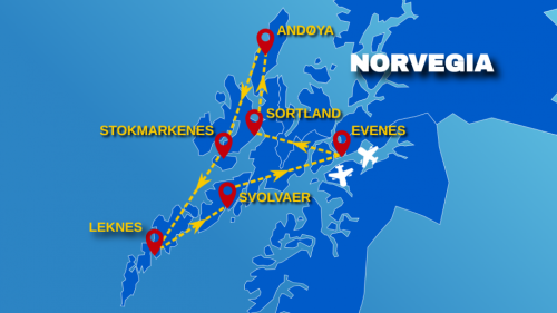 Cartina WHALE SAFARI LOFOTEN -